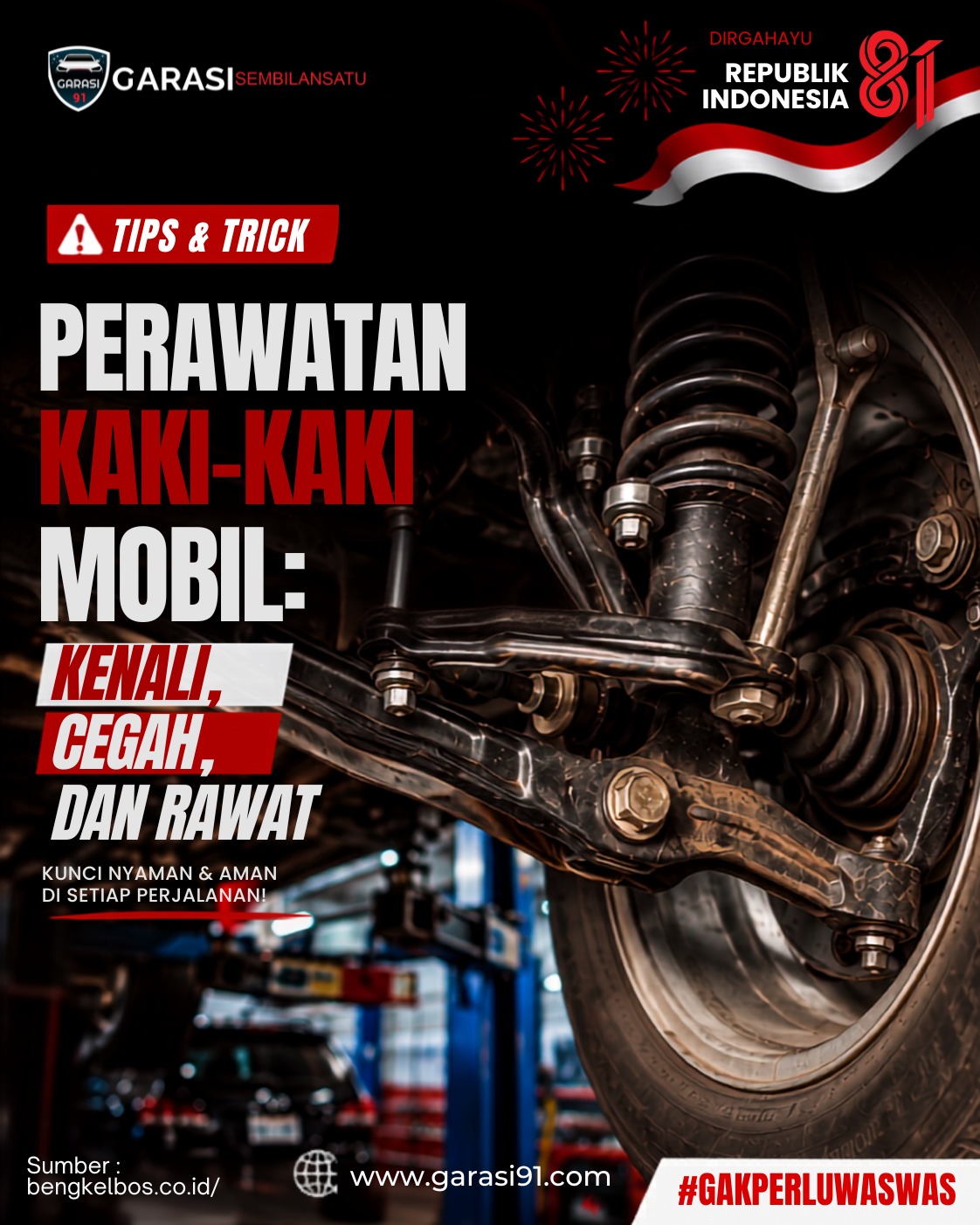 Perawatan Kaki-Kaki Mobil: Kenali, Cegah, dan Rawat