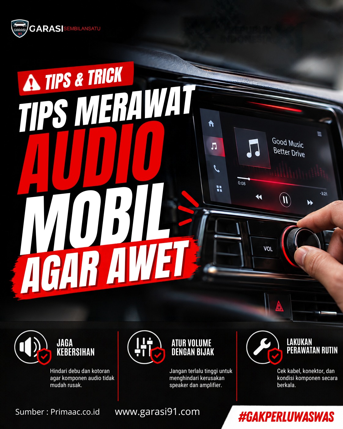 Tips Merawat Audio Mobil Agar Awet dan Tetap Berkualitas