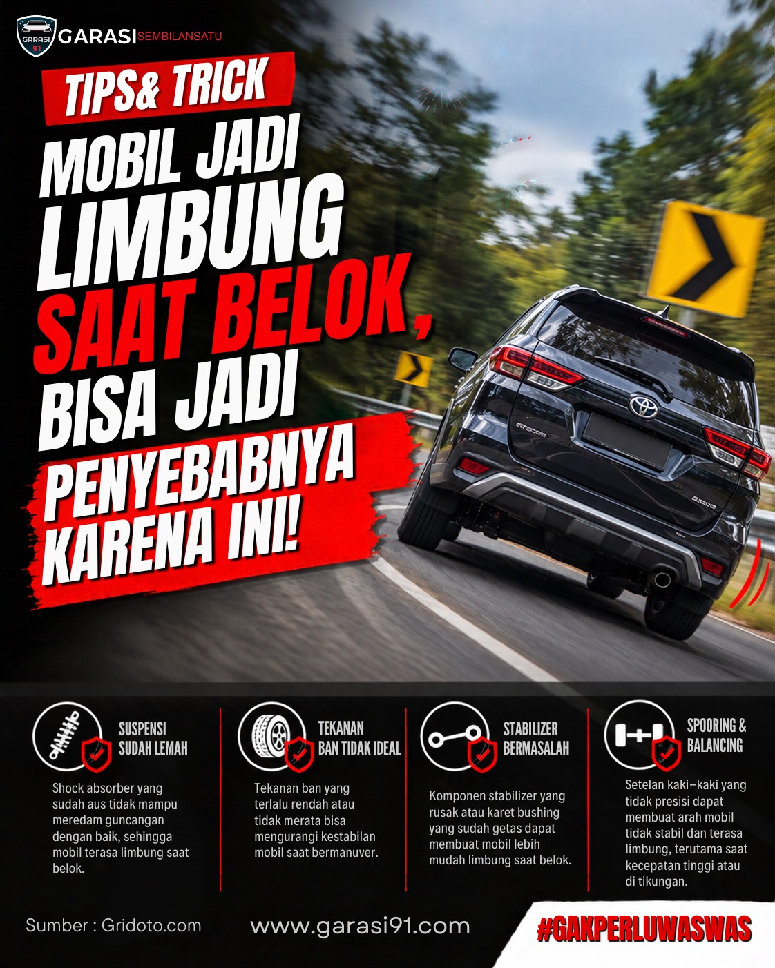 Mobil Jadi Limbung Saat Belok? Kenali Penyebabnya Sebelum Terlambat!